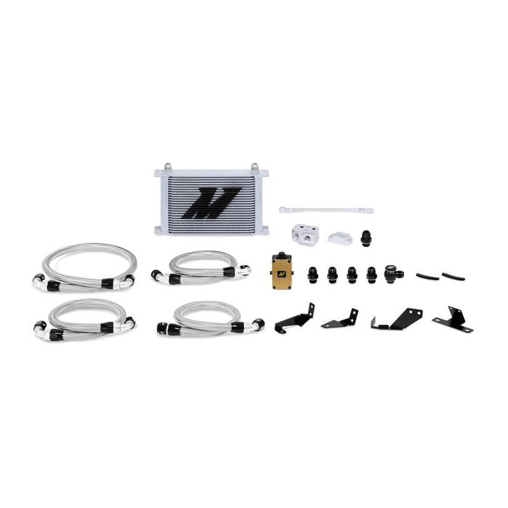 MISHIMOTO MMOC-GTO-04T PONTIAC GTO Thermostatic Oil Cooler Kit, 2004-2006 Silver Photo-0 