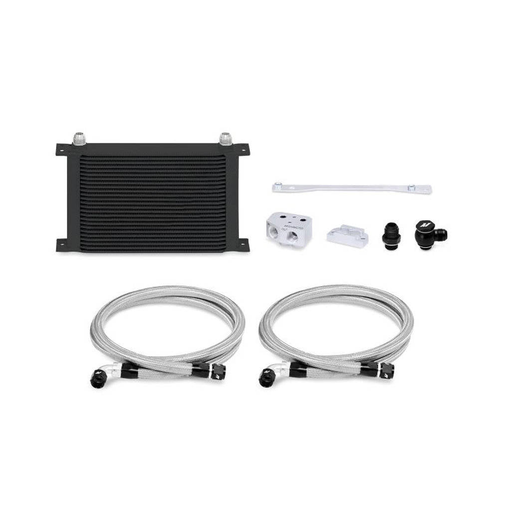 MISHIMOTO MMOC-GTO-04 LS1/LS2 Front-Sump Race Oil Cooler Kit, Silver Photo-1 