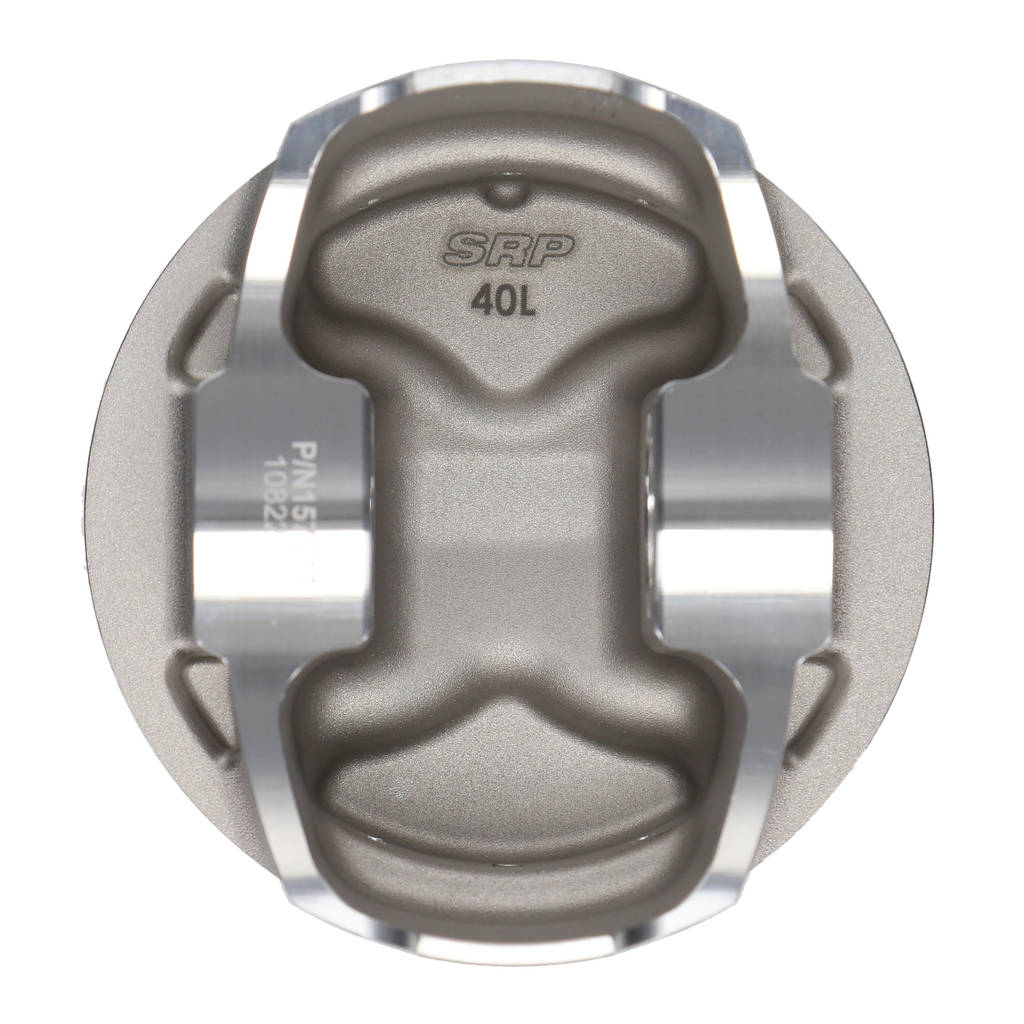 JE 338160 Piston Kit SRP (4.020 in. Bore, 1.550 in. CH, -4.00 CC) for CHEVROLET Small Block Engine Photo-2 