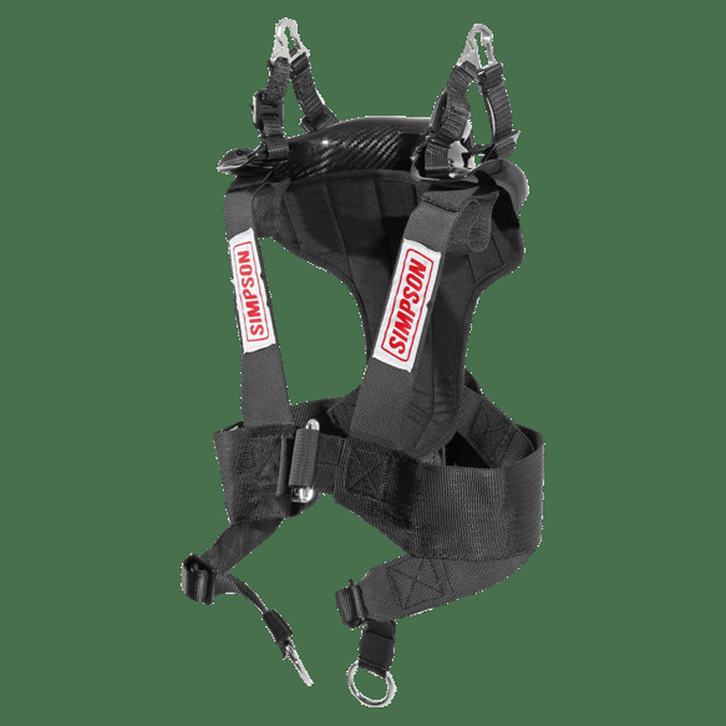 SIMPSON HYS.MED.11.PA Neck restraint (FIA) HYBRID S (post anchor HANS), carbon, size MED Photo-4 