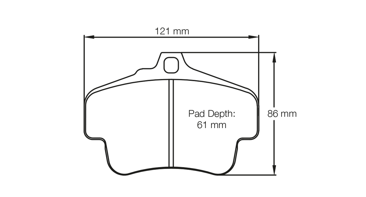 PAGID 2405-RSL19 Rear Brake Pads for PORSCHE 718 Cayman T 982C (PCCB Brakes) Photo-0 