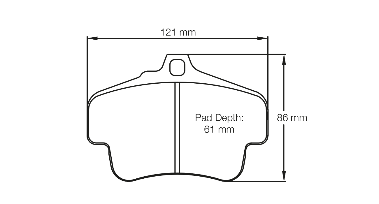 PAGID 2405-RSC1 Rear brake pads RSC1 for PORSCHE 718 Cayman T 982C (PCCB brakes) Photo-0 