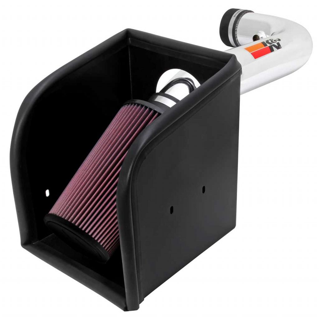K&N 77-1529KP Performance Air Intake System PERF. INTAKE KIT; DODGE RAM, V8-4.7L F/I, 02-12 Photo-0 
