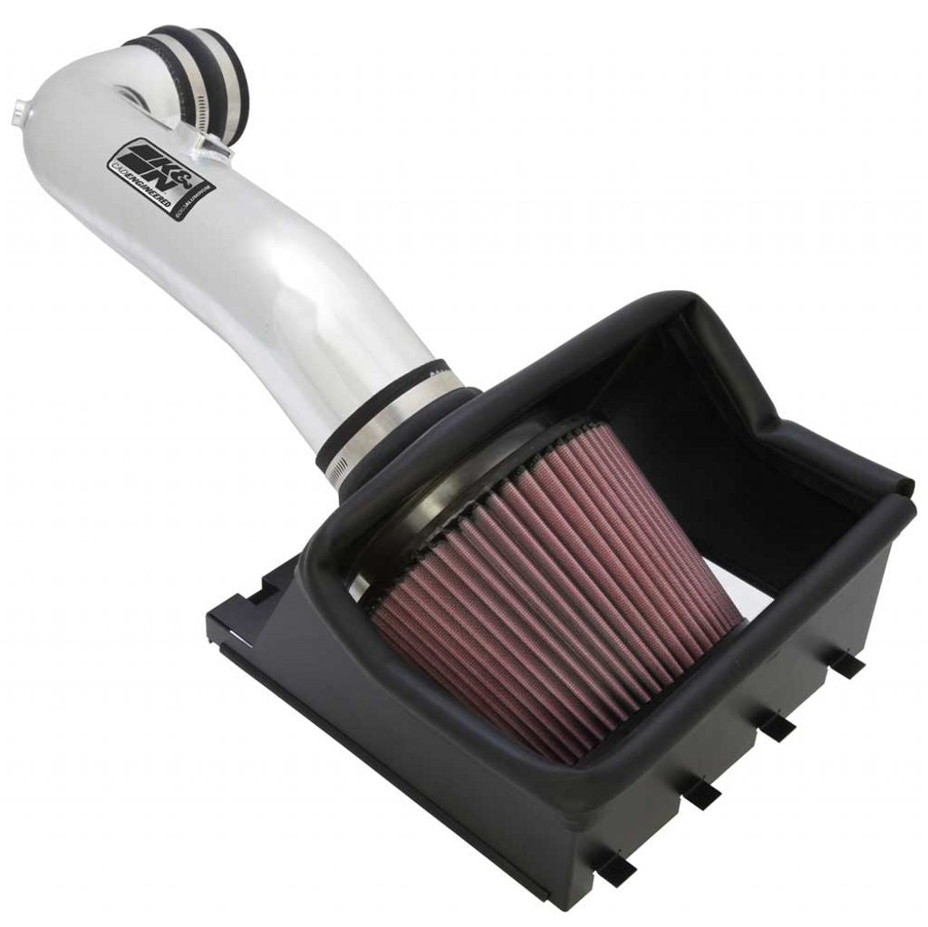 K&N 77-2580KP Performance Air Intake System PERF. INTAKE KIT; FORD F150, V8-4.6L 09-10 Photo-0 
