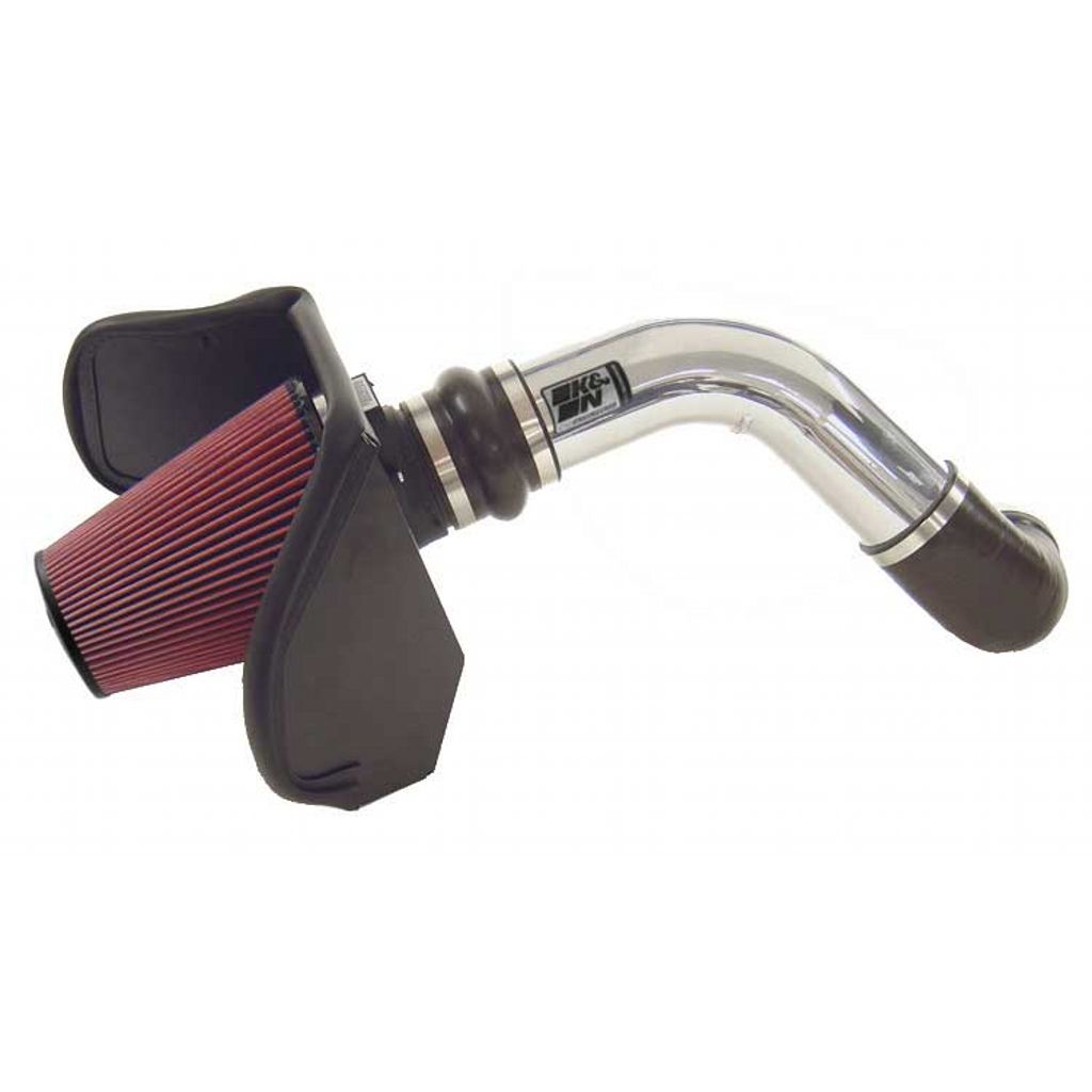 K&N 77-3031KP Performance Air Intake System PERF. INTAKE KIT; CHEV SILV 2500HD/3500HD, V8-6.0L, 01-07, POL Photo-0 