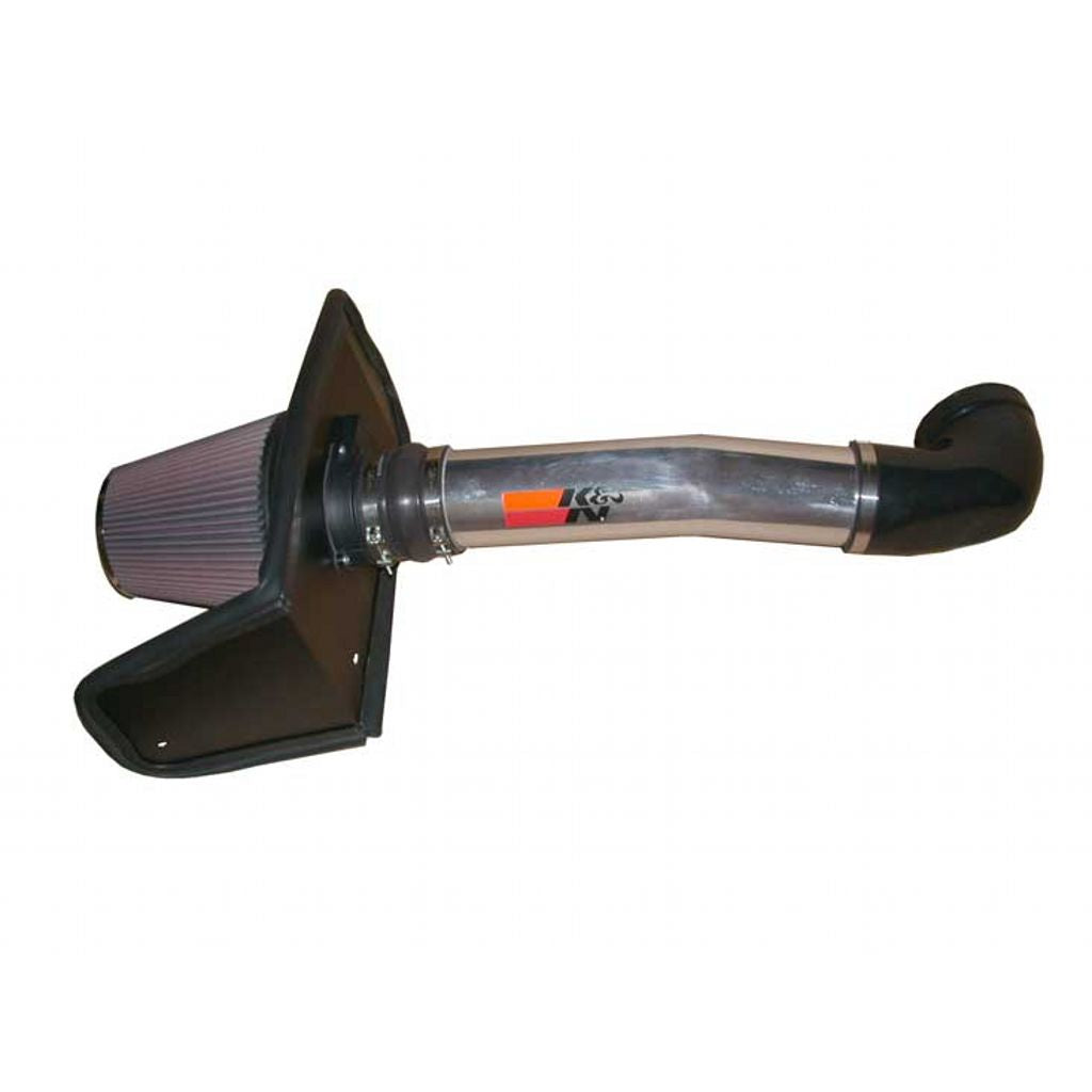 K&N 77-3037KP Performance Air Intake System PERF. INTAKE KIT; HUMMER H2, V8-6.0/6.2L, 03-09 Photo-0 