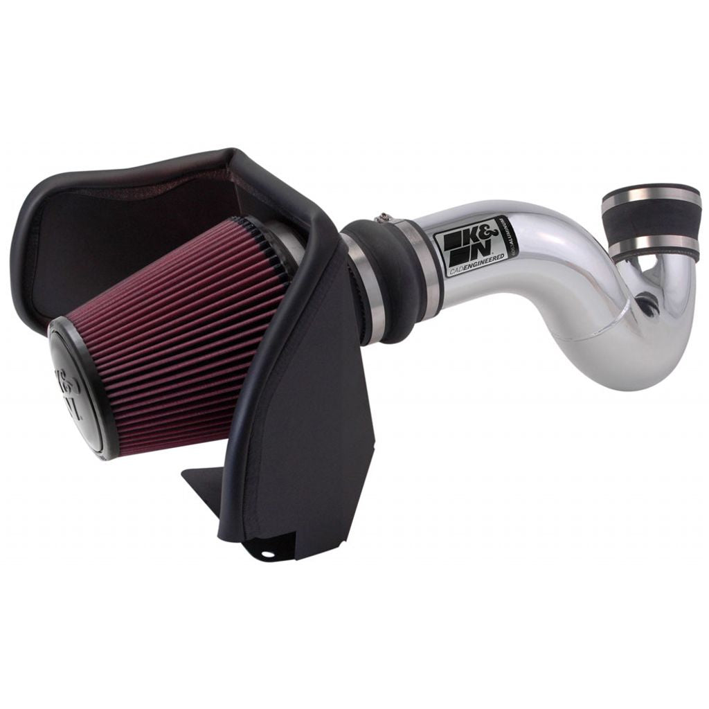 K&N 77-3050KP Performance Air Intake System PERF. INTAKE KIT; CHEV/GMC P/UP & SUV, V8-4.8/5.3/6.0L, 05-0 Photo-0 