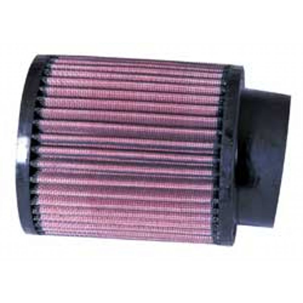K&N RB-0910 UNIVERSAL Clamp-On Air Filter 3" 5 DEG FLG, 4-5/16"OD, 5"H Photo-0 