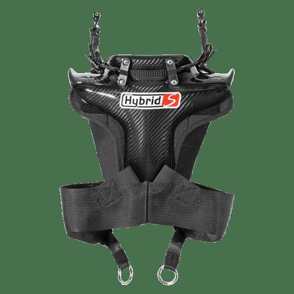 SIMPSON HYS.SML.11.M61 Neck restraint (FIA) HYBRID S, M61 Anchors (included), carbon, size SML Photo-0 