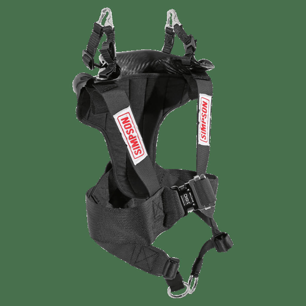 SIMPSON HYS.XLG.11.PA Neck restraint (FIA) HYBRID S (post anchor HANS), carbon, size XL Photo-3 