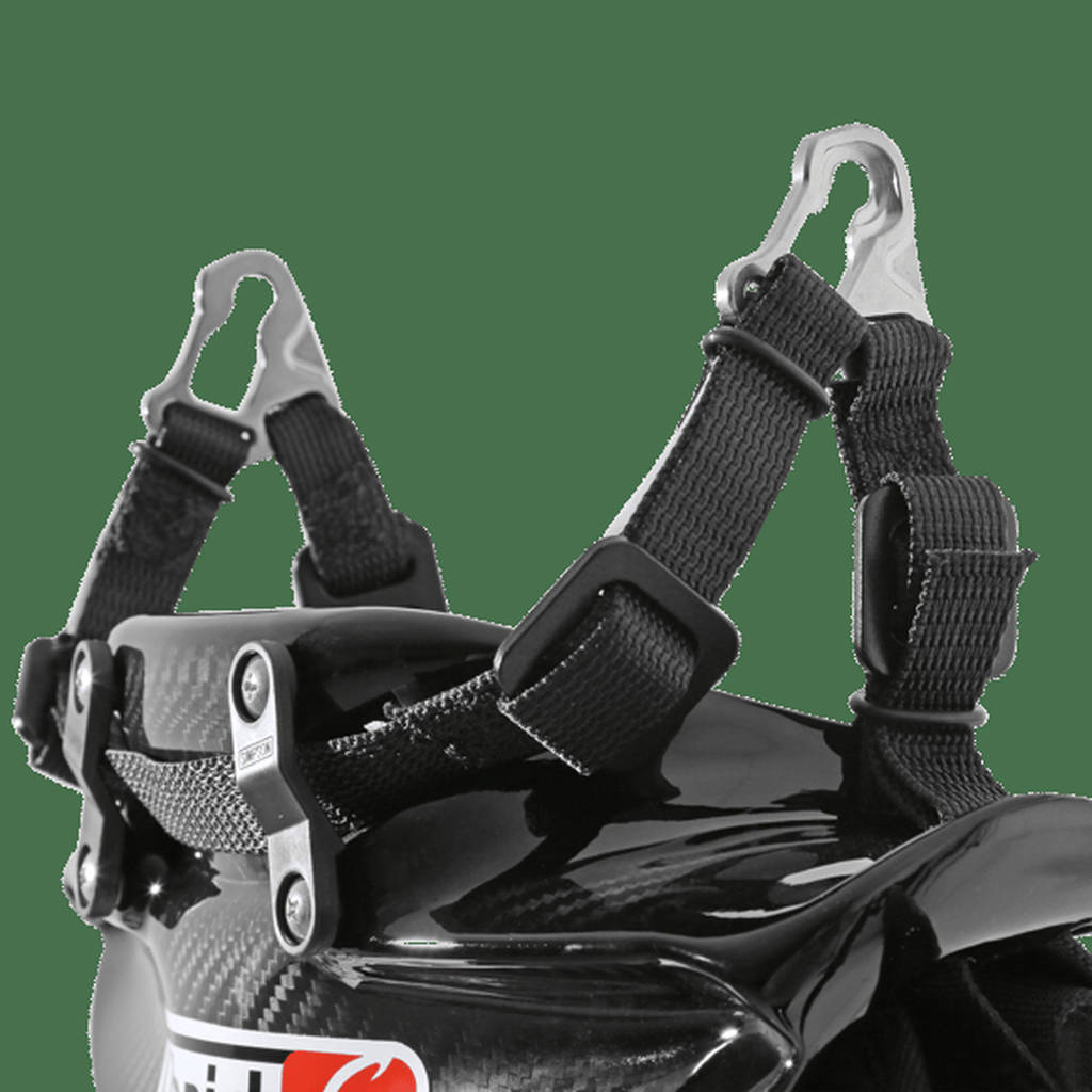 SIMPSON HYS.XSM.11.PA Neck restraint (FIA) HYBRID S (post anchor HANS), carbon, size XS Photo-1 