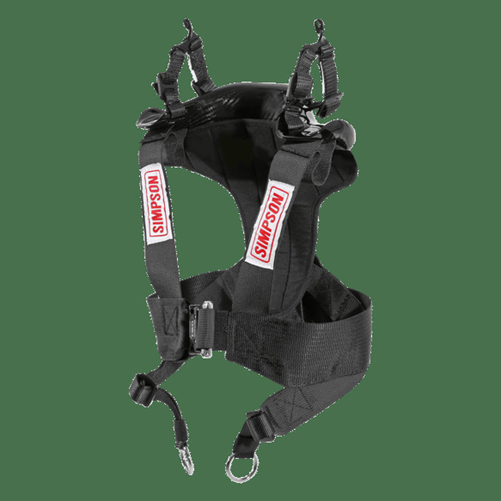 SIMPSON HYS.MED.11.M61 Neck restraint (FIA) HYBRID S, M61 Anchors (included), carbon, size MED Photo-1 