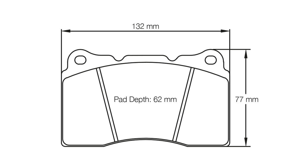 PAGID 2487-RS42 Front Brake Pads for SUBARU STI, MITSUBISHI EVO, MEGANE RS / AUDI RS3 Sportback (8PA) Photo-0 