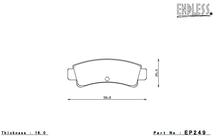 ENDLESS EP249SSY Brake pads Photo-0 