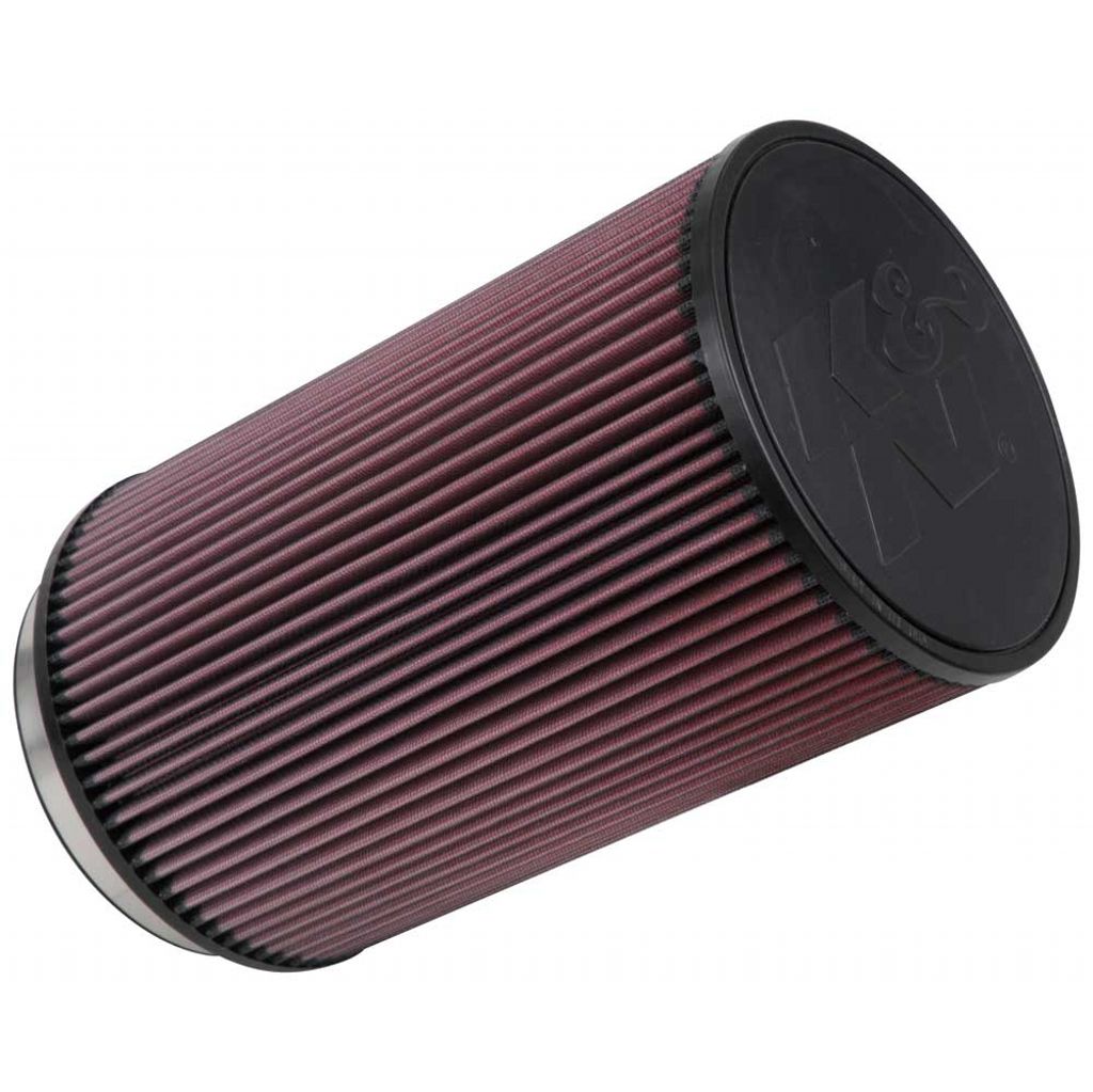 K&N RU-3040 UNIVERSAL Clamp-On Air Filter 6"ID FLG, 7-1/2"OD, 12"H Photo-0 