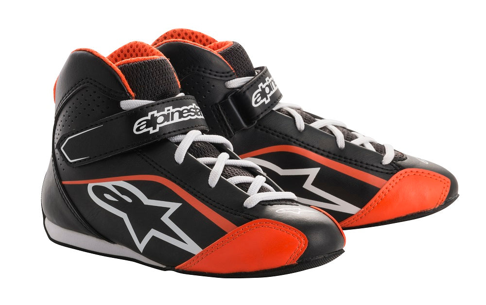 ALPINESTARS 2712518_1241_1 Karting shoes, kids TECH 1-KS, black/white/orange, Size 32 Photo-0 