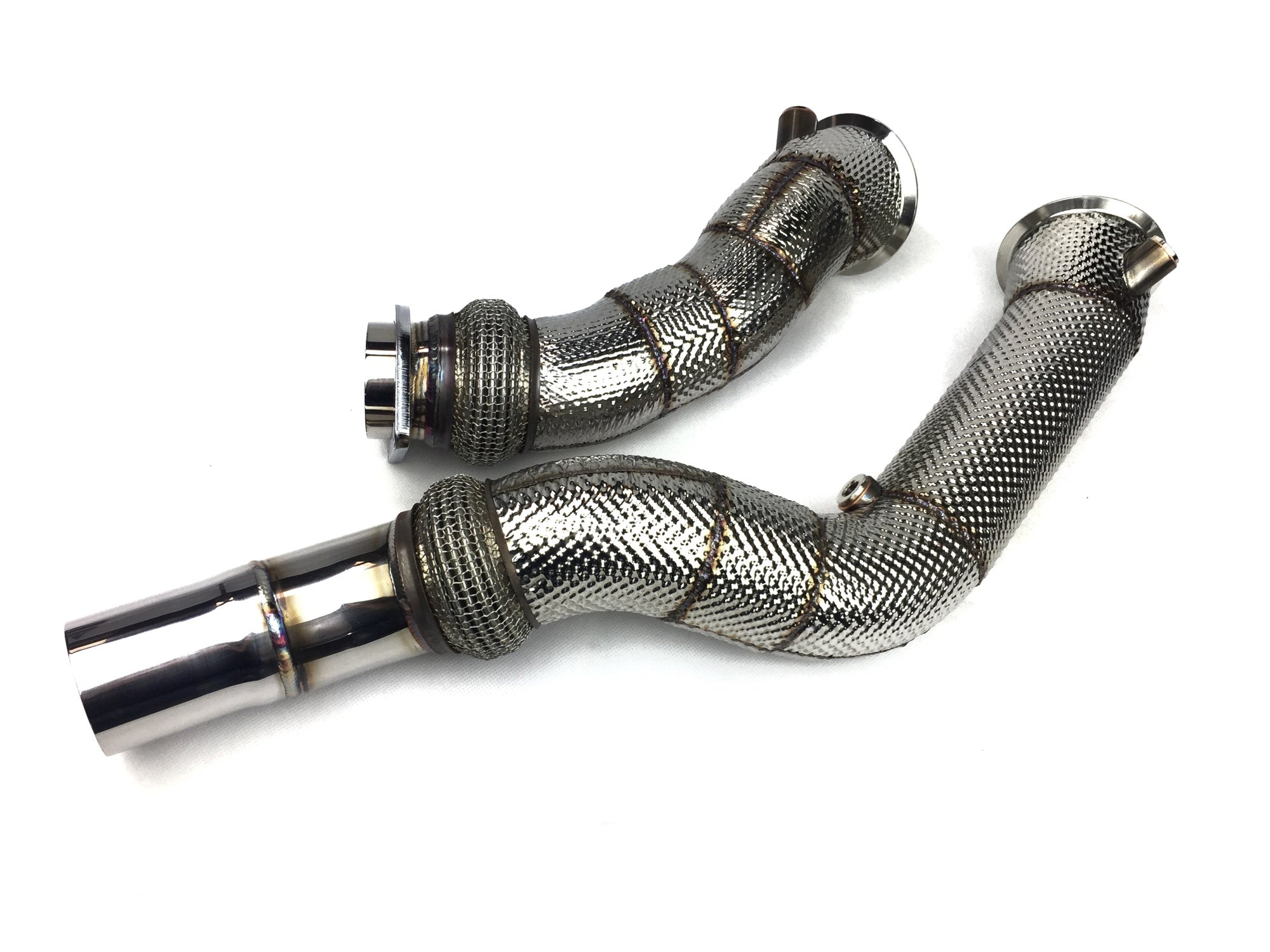 ARD 186631-01 Catless downpipe set with heat shield BMW F80 / F82 M3 / M4 Photo-0 
