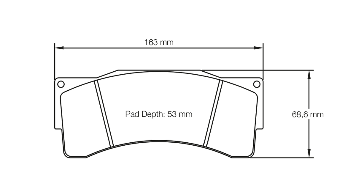 PAGID 2557-RST1 Front Brake Pads for BMW Z4 GT3 (race car) / AP Racing CP6080 D54 / CP6210 D54 / CP6269 Photo-0 