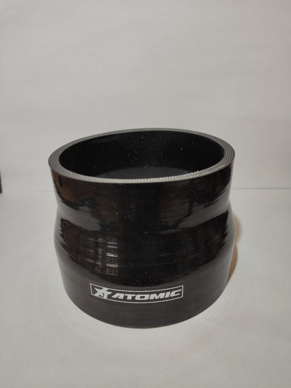 ATOMIC sr102-89 BLACK Straight Reducer Hose 4”-3.1 / 2” (102-89mm) Photo-0 