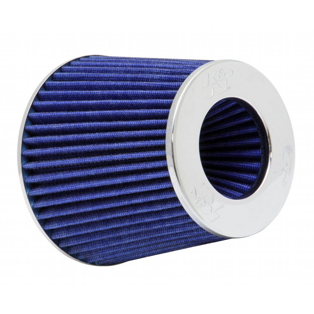 K&N RG-1001BL-L UNIVERSAL Chrome Filter Multi Lingual 6" OD B X 5"H W/4", 3-1/2", 3" Photo-0 