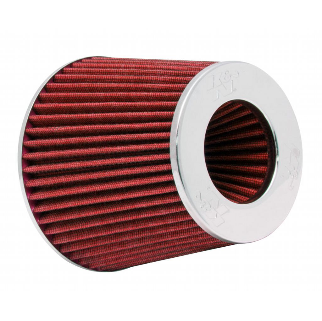 K&N RG-1001RD-L UNIVERSAL Chrome Filter Multi Lingual 6" OD B X 5"H W/4", 3-1/2", 3" Photo-0 