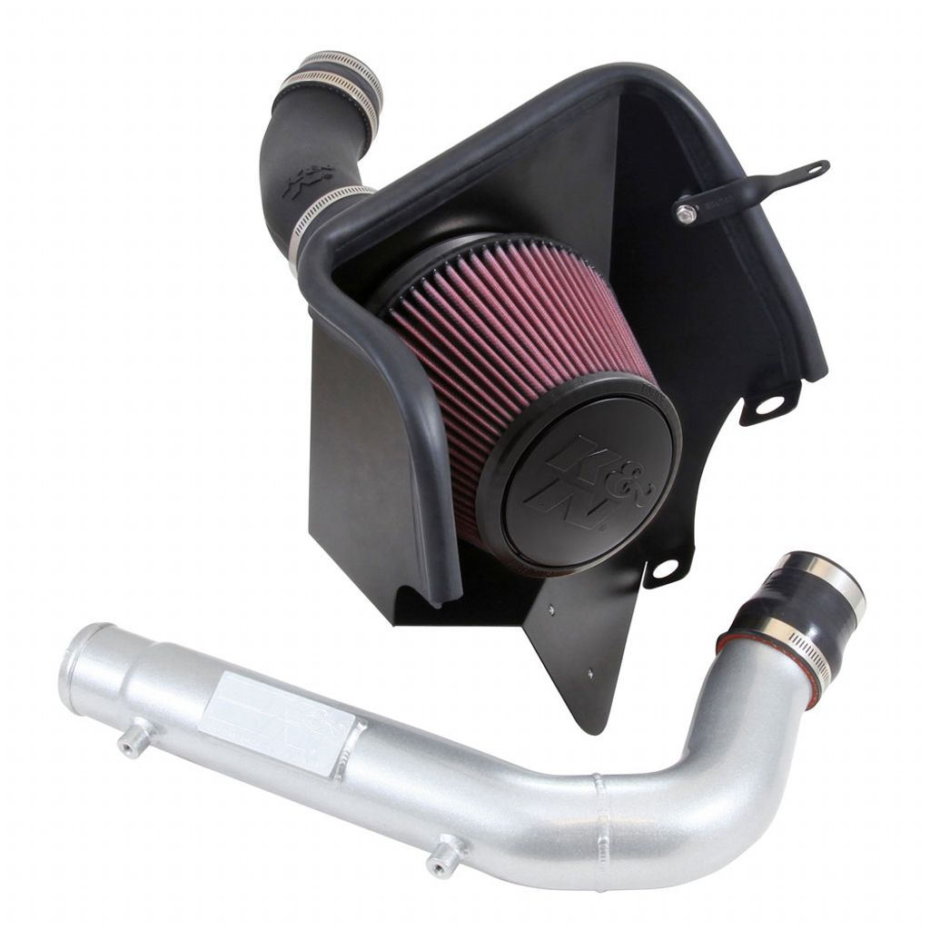 K&N 57-1570 Performance Air Intake System FIPK; JEEP CHEROKEE V6-3.0L TURBO DSL; 2014-20 Photo-0 