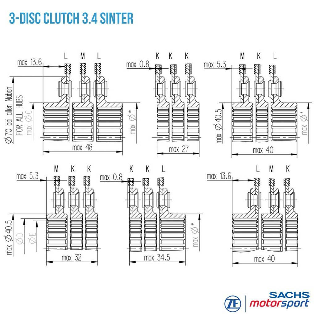 SACHS PERFORMANCE 881864002454 Clutch Disc RCS 115-S3.4 Photo-2 
