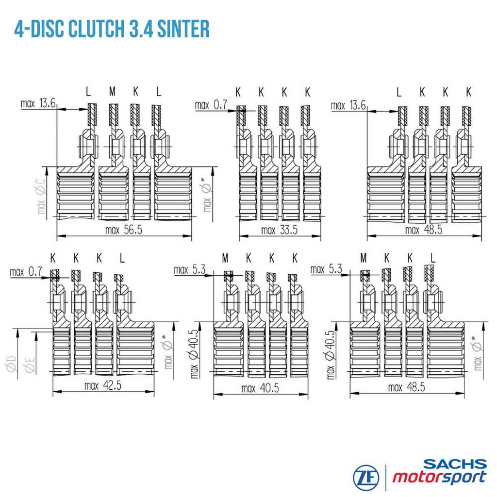 SACHS PERFORMANCE 881864002454 Clutch Disc RCS 115-S3.4 Photo-3 