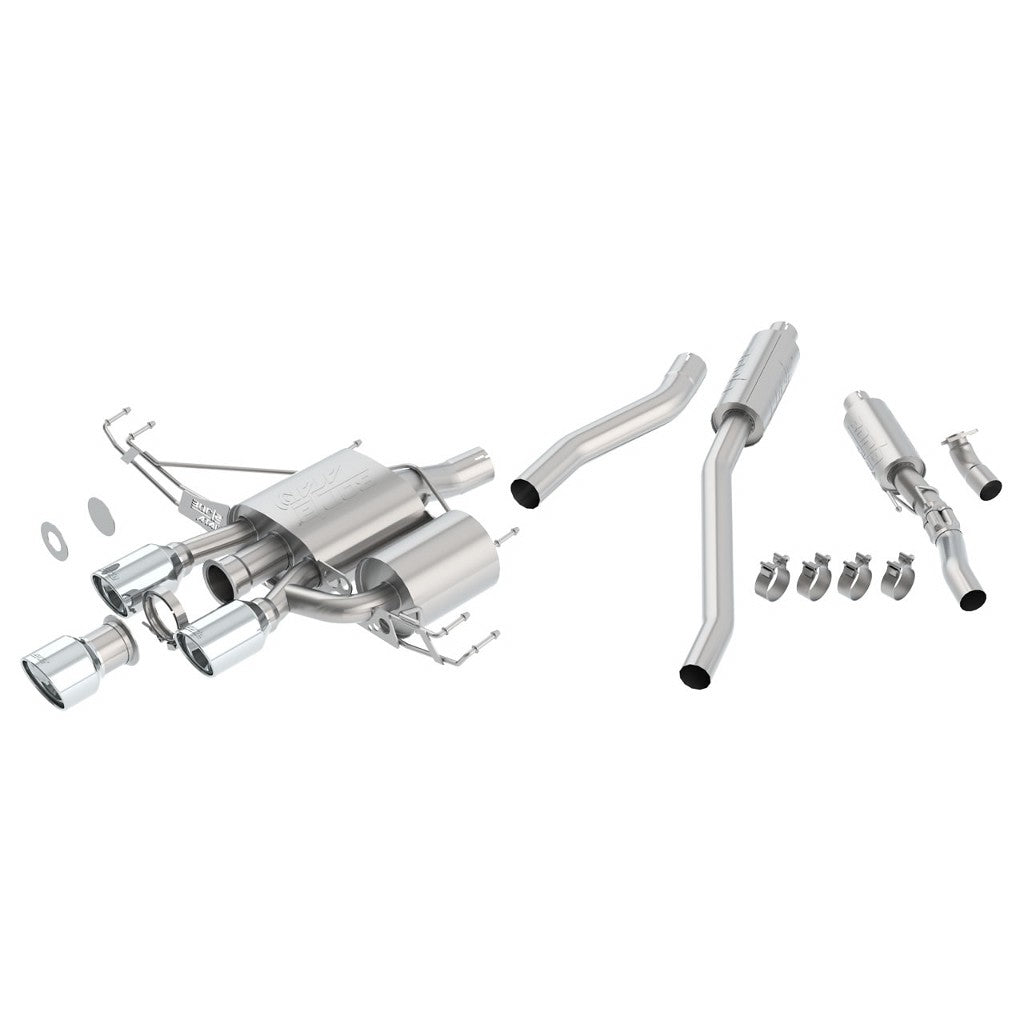 BORLA 140738 Exhaust system ATAK 2.75" for CIVIC TYPE R '17-'18 2.0L Photo-0 