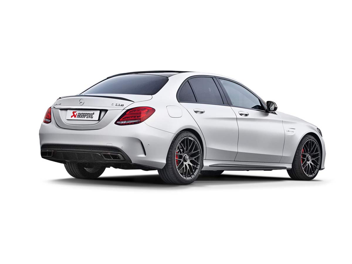 AKRAPOVIC MTP-ME/T/2H/1 Evolution Line (Titanium) MERCEDES-AMG C 63 Sedan (W205) 2015-2018 ECE Type Approval Photo-3 