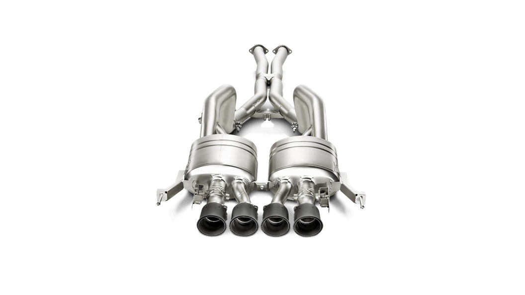 AKRAPOVIC S-CO/TI/2 CHEVROLET CORVETTE Z06 (C7) 2014-2019 Evolution Line (Titanium) Photo-0 