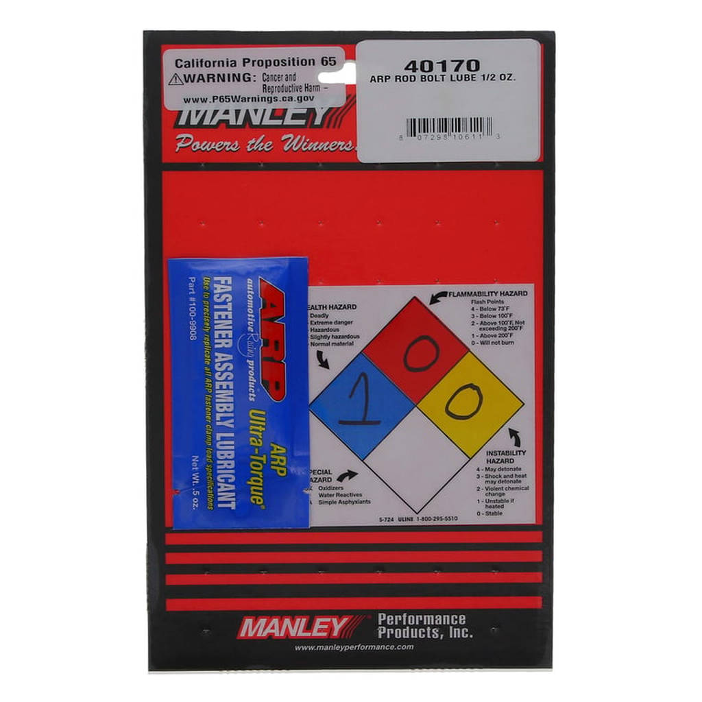 MANLEY 40170 Assembly Lubricant ARP Rod Bolt 1/2 OZ. Photo-0 