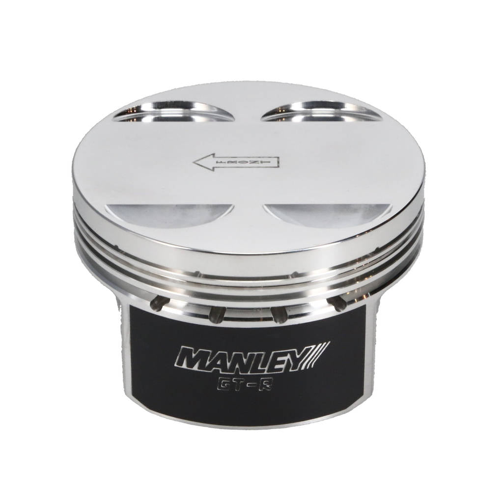 MANLEY 641000CE-6 Piston Set (98.00 mm Bore, 1.350" CH, -2.00 CC) for NISSAN 3.8L VR38DETT Photo-8 