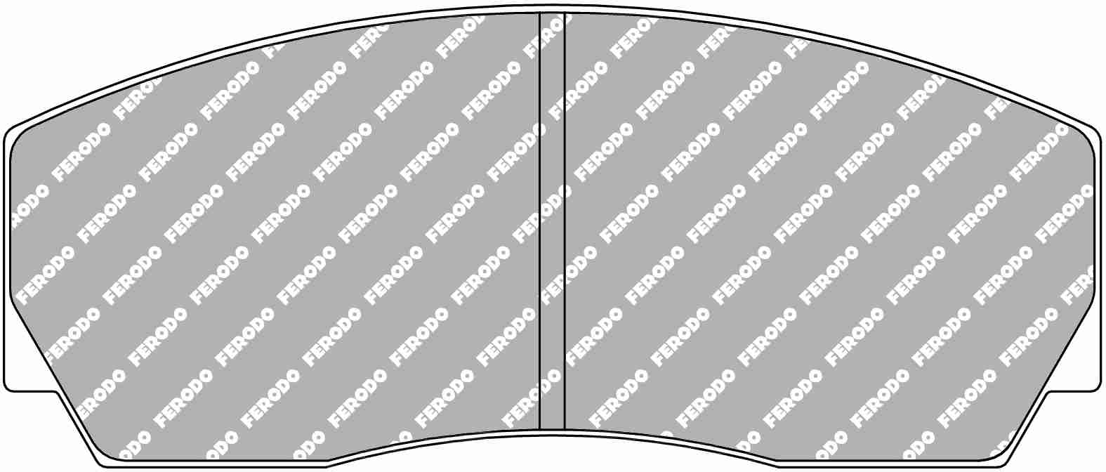 FERODO FRP216G Brake Pads DS3.12 for Caliper AP Racing CP3307 / CP3620 / Alcon PNF0084X245 Photo-0 
