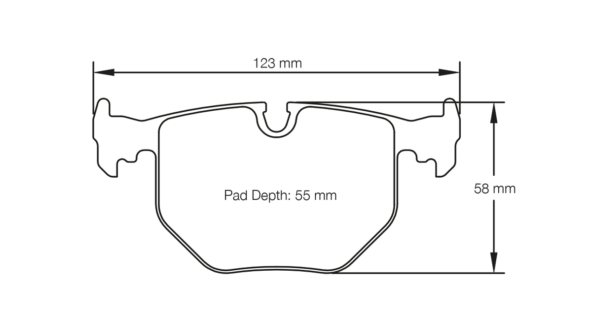 PAGID 2685-RSL29 Rear Brake Pads for BMW M3 (E46) / M3 CSL (E46) / M5 (E39) Photo-0 