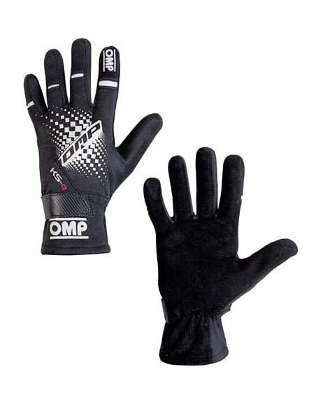 OMP KB0-2744-B01-071-L (KK02744E071L) Karting gloves KS-4 my2018, black, size L Photo-0 