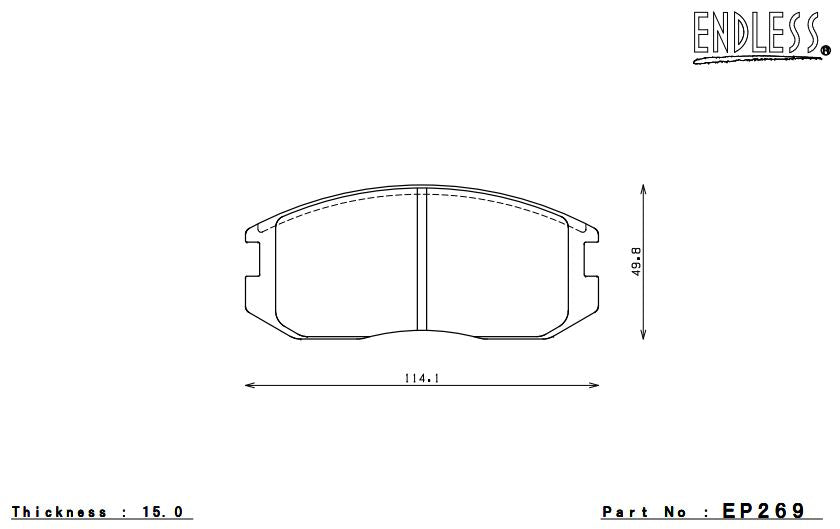 ENDLESS EP269SSY Brake pads Photo-0 