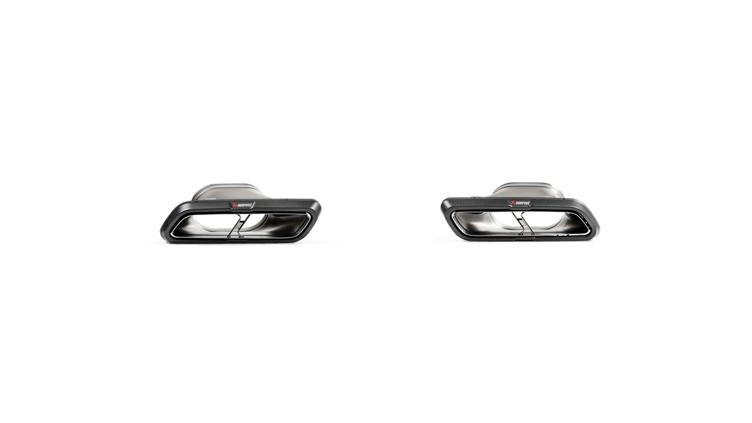 AKRAPOVIC TP-CT/46/G Tail pipe set (Carbon) - High Gloss MERCEDES-AMG E63/E63 S (W213) 2017-2019 ECE Type Approval Photo-1 