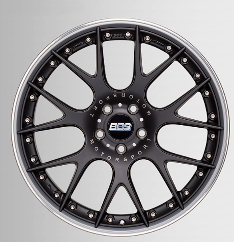 BBS 0711020# Wheel CH-RII CH608 Satin Black/Titanium 9x21 PCD 5x112 ET24 CB66,5 Photo-1 