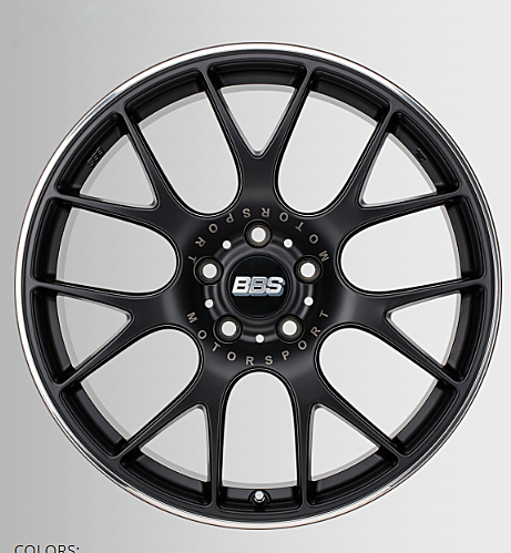 BBS 0360416# Wheel CH-R CH133 Satin Black 9x18 PCD 5x120 ET44 CB82,0 PFS Photo-1 