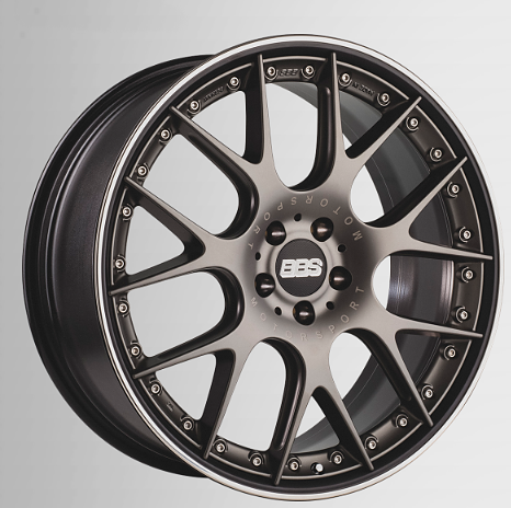 BBS 10022668 Wheel CH-RII CH7400 Platinum/Black 10,5x22 PCD 5x112 ET48 CB82,0 PFS Photo-0 