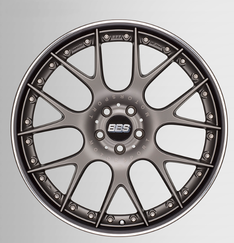 BBS 10022668 Wheel CH-RII CH7400 Platinum/Black 10,5x22 PCD 5x112 ET48 CB82,0 PFS Photo-1 