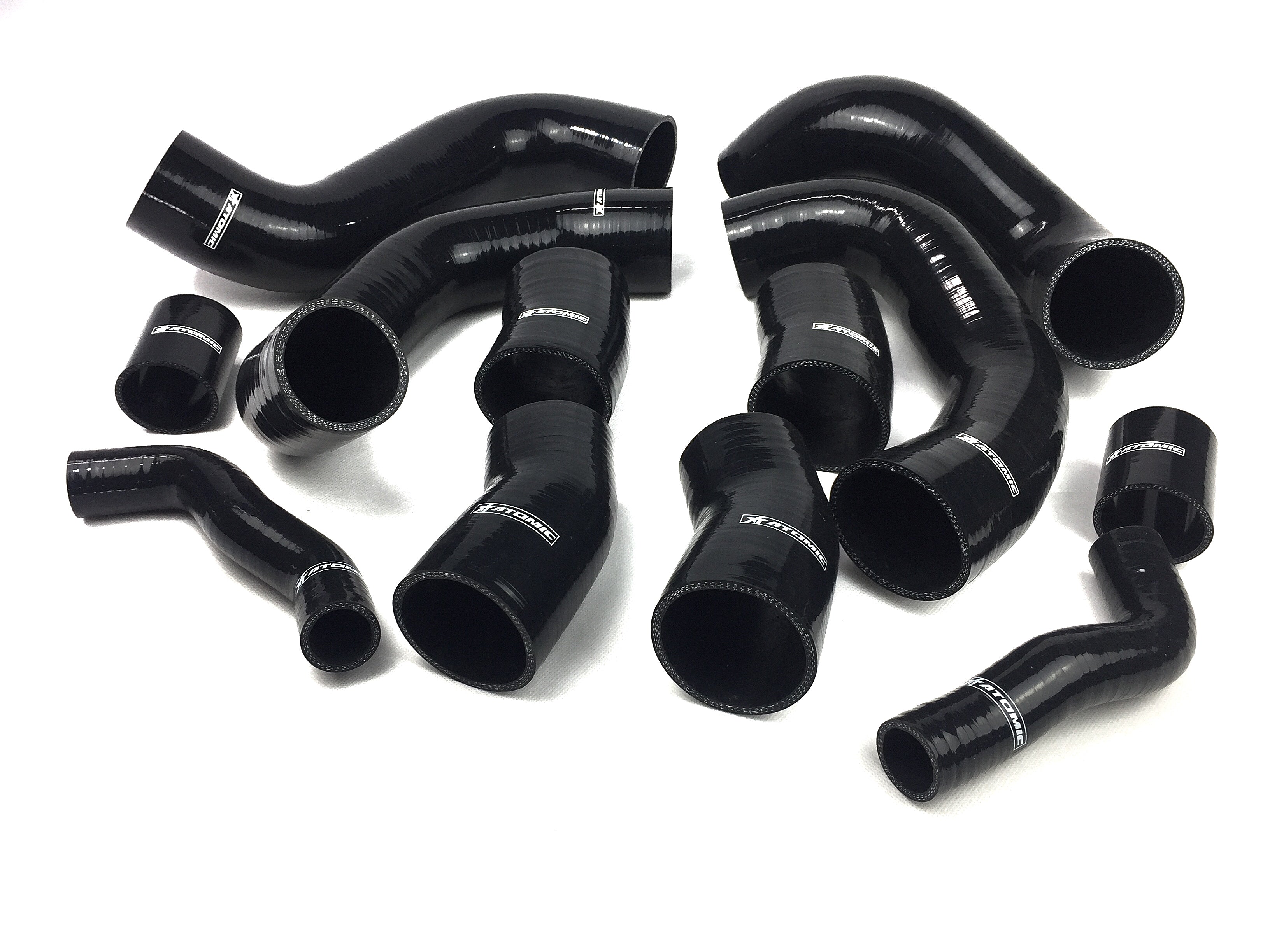 ARD N16 Intercooler hose kit for NISSAN R35 GT-R (Black) Photo-1 