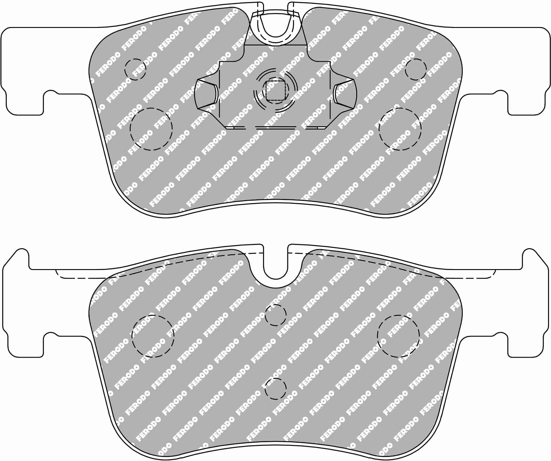 FERODO FDS4489 Front Brake Pads DS Performance for BMW M2 (F87) Photo-0 