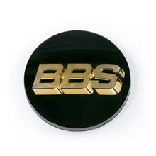 BBS P5624002G Emblem Ø56 black, gold lettering Photo-0 