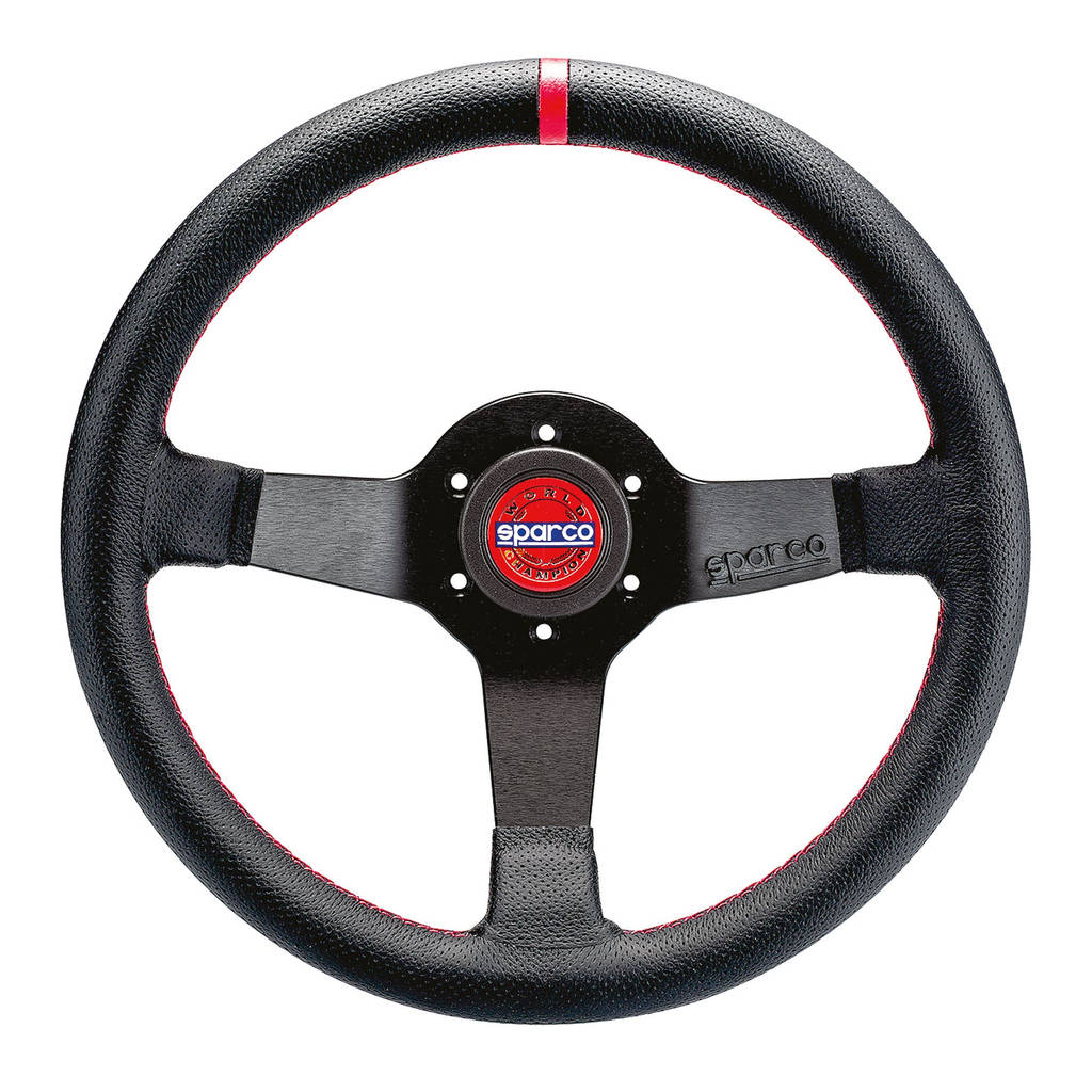 SPARCO 015R330CHAMPION CHAMPION Streering wheel, dia 330 mm, 65 mm, leather, black Photo-0 
