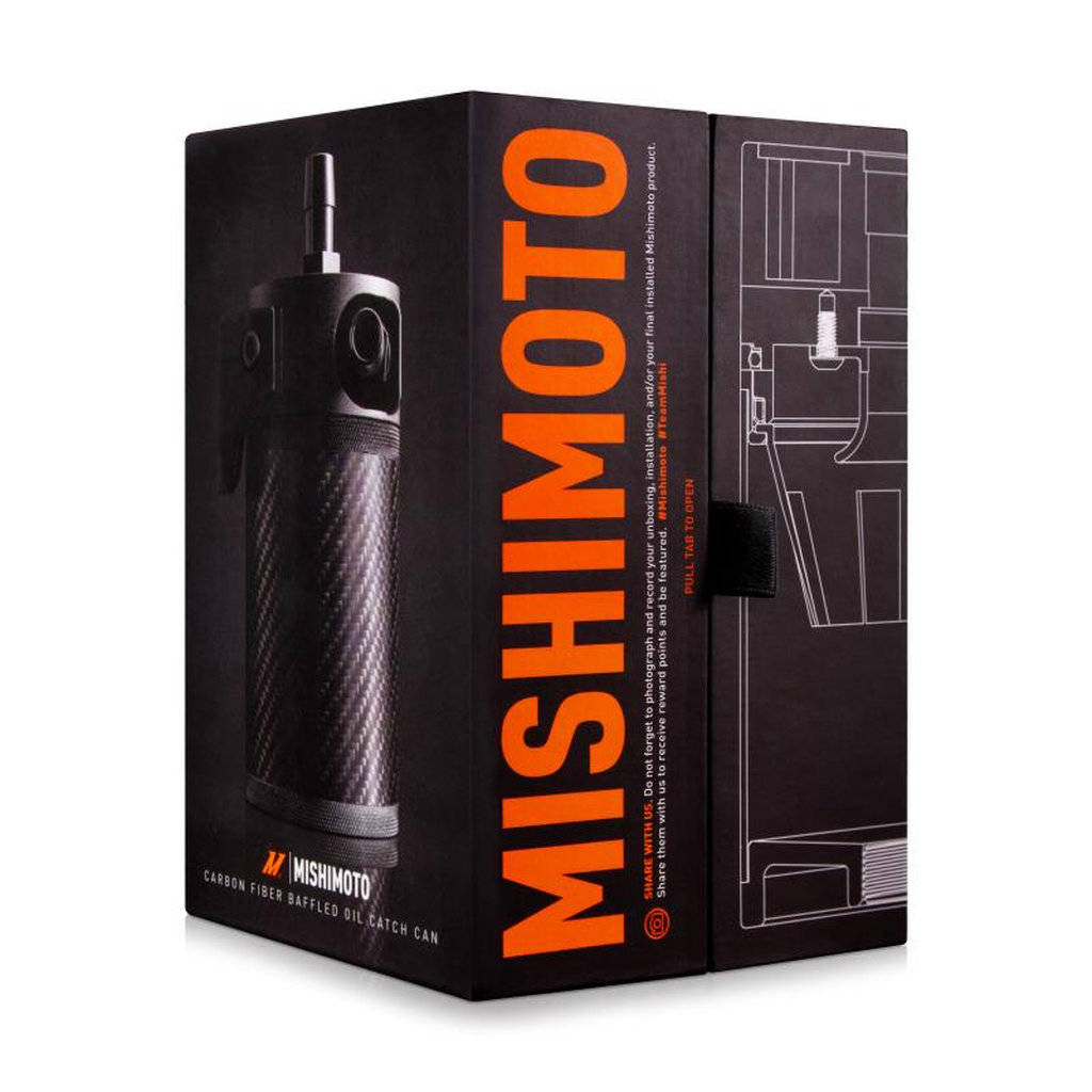 MISHIMOTO MMBCC-CF Carbon Fiber Baffled Oil Catch Can Photo-2 
