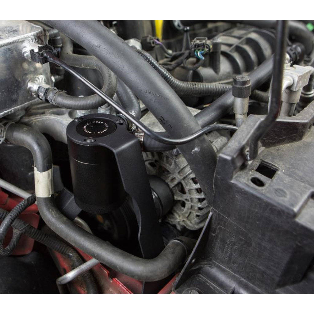 MISHIMOTO MMBCC-FIST-14PBE FORD Fiesta ST Baffled Oil Catch Can, PCV Side, 2014+ Photo-4 