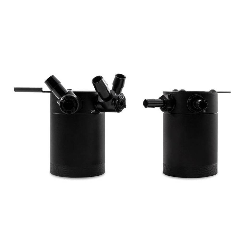 MISHIMOTO MMBCC-WRX-08SBE SUBARU WRX Baffled Oil Catch Can System, Black Photo-2 