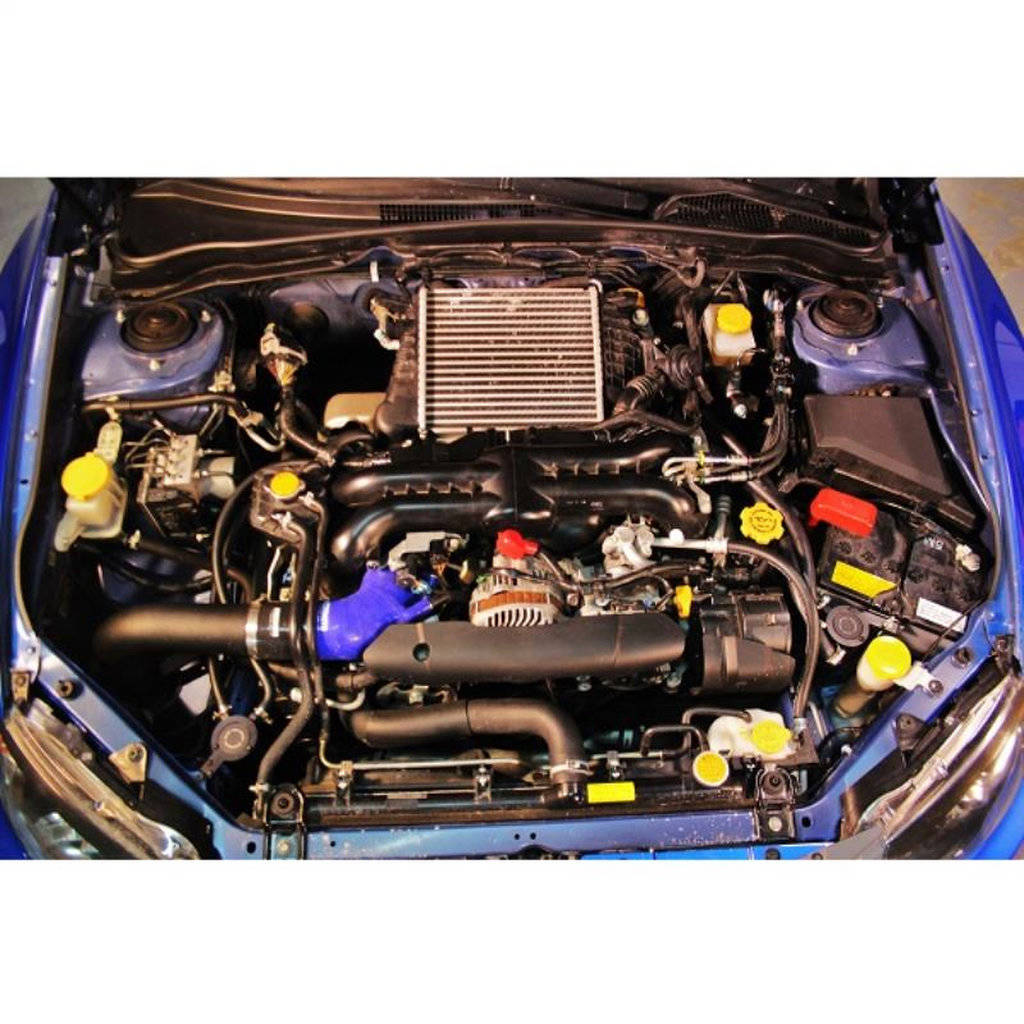 MISHIMOTO MMBCC-WRX-08SBE SUBARU WRX Baffled Oil Catch Can System, Black Photo-6 